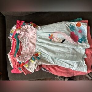 Little Girl 5T shirt / top / dress bundle